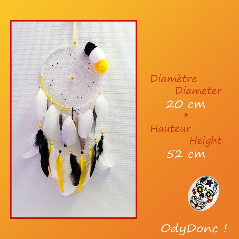 Attrape Rêves Dreamcatcher Tendance Pompon Mobile Artisanal Suspension Murale