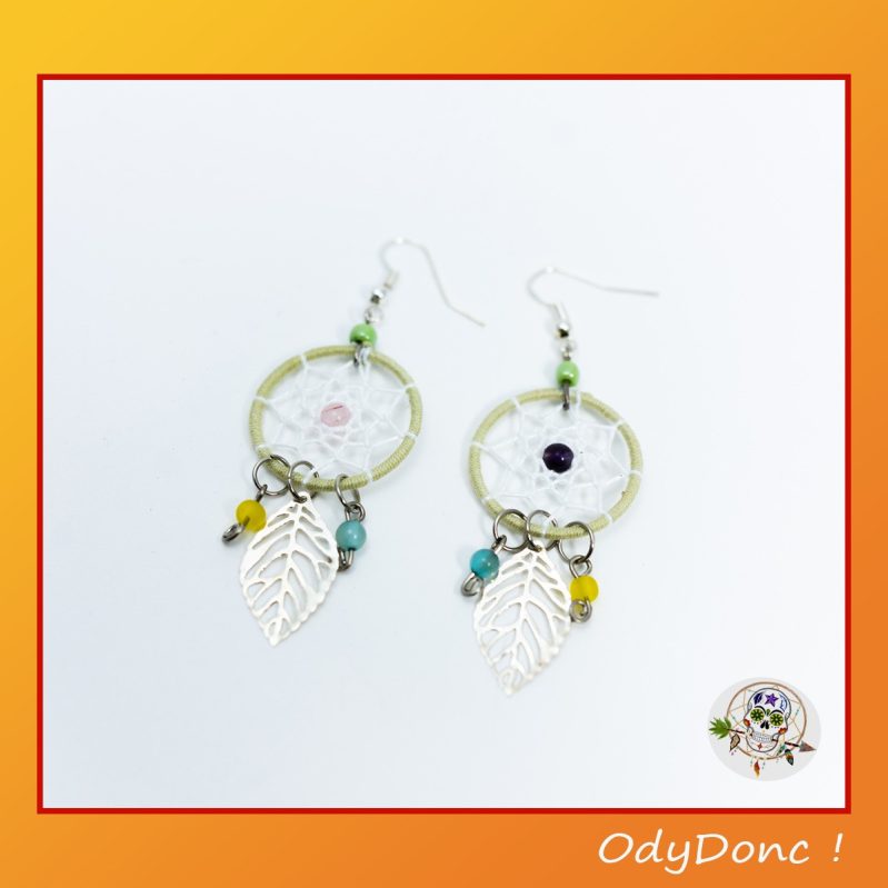 Boucles d’oreilles Souffle de nature – Fraîcheur & Féminité