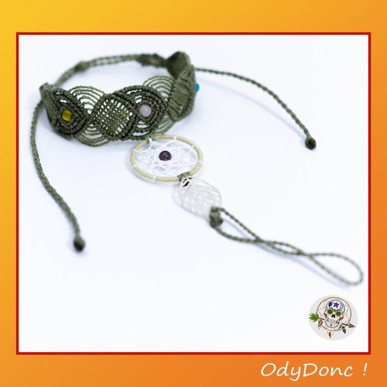 Bracelet de main Lianes sacrées – Sérénité & Harmonie